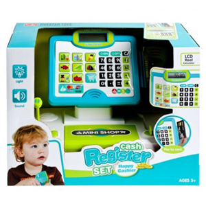 اسباب بازی صندوق فروشگاهی کودک سبز supermarket cashier toys BSCI Five Star_اسباب بازی